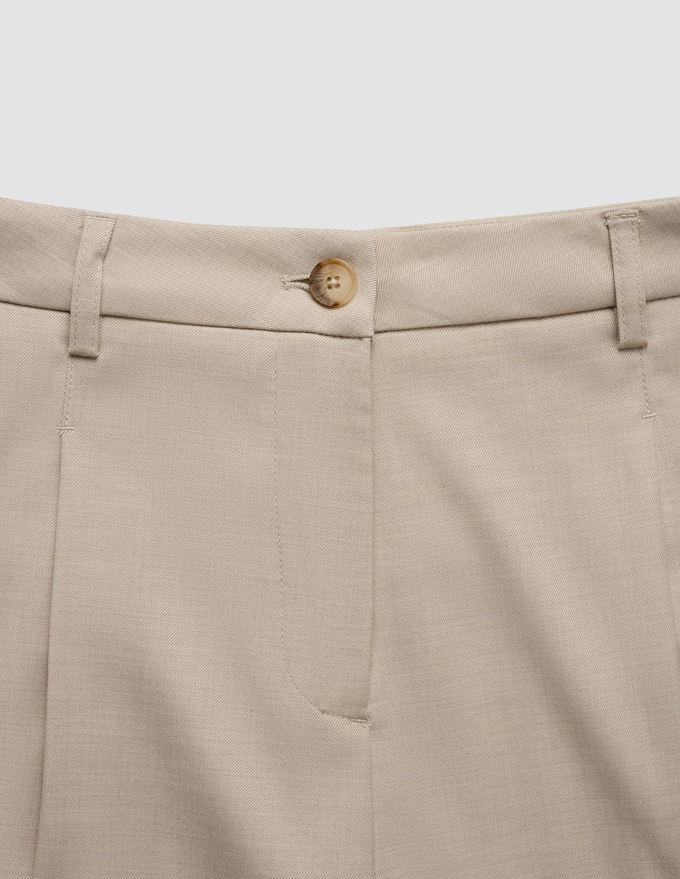Skye Set Sandy Beige Melange Vest & Wide Pants